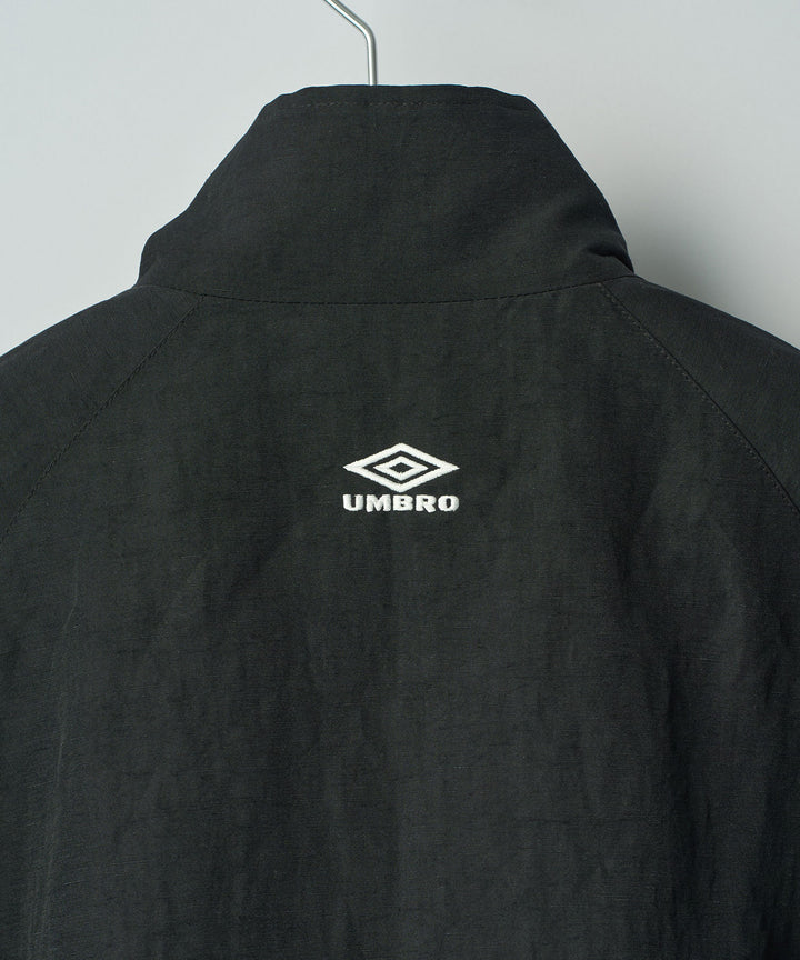 【ssstein × UMBRO】LINEN/NYLON TRACK JACKET - BLACK