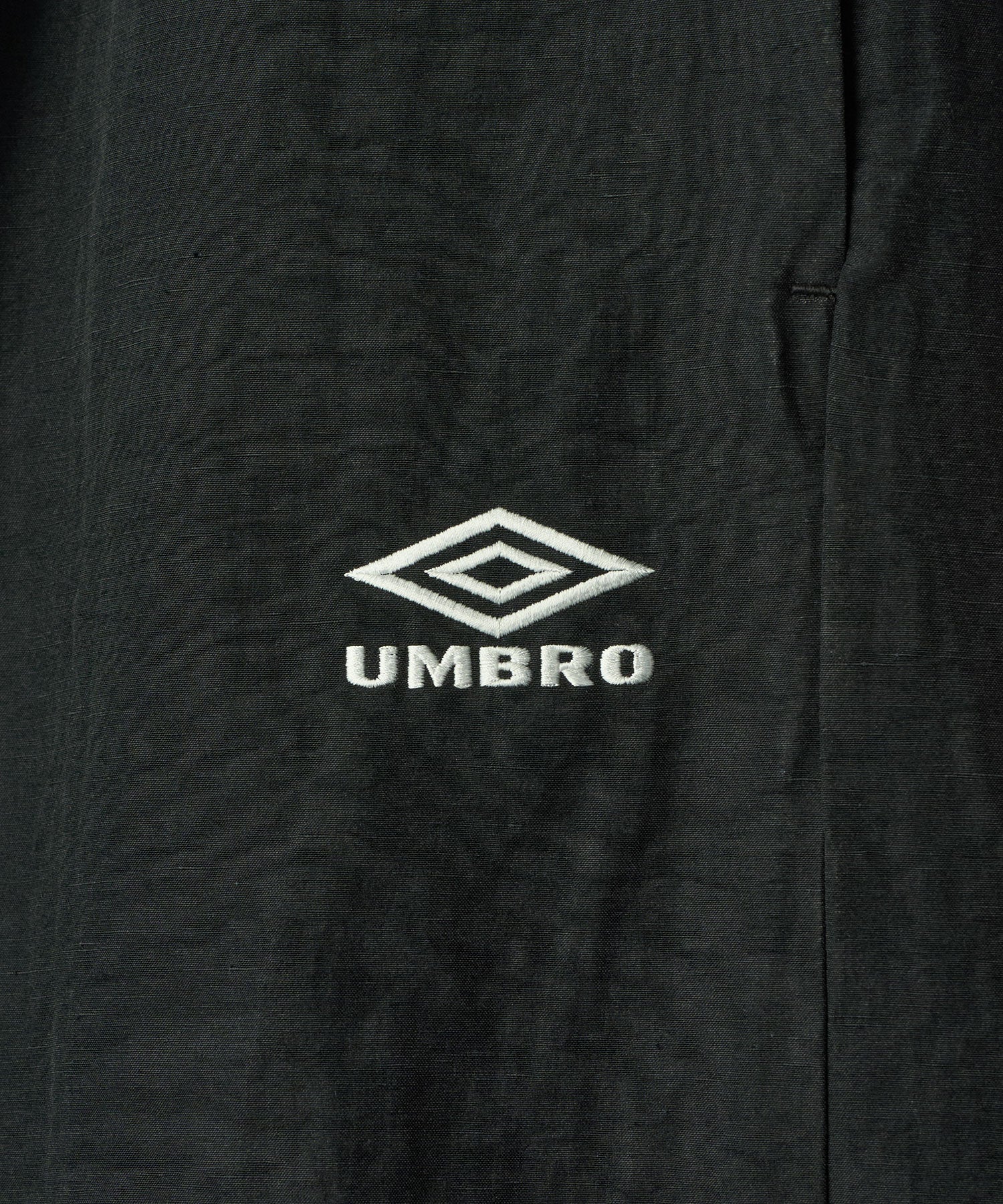【ssstein × UMBRO】LINEN/NYLON TRACK TROUSERS - BLACK