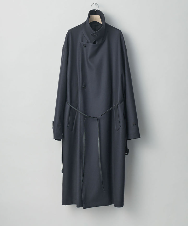 stein(シュタイン)の23AWコレクションOVERESIZED DOUBLE BREASTED COATのDARK CHARCOAL