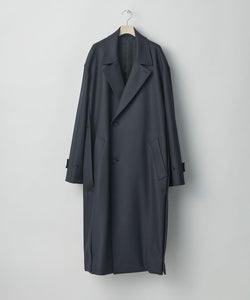 stein(シュタイン)の23AWコレクションOVERSIZED LAYERED SINGLE COATのDARK CHARCOAL