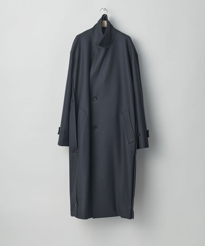 stein(シュタイン)の23AWコレクションOVERSIZED LAYERED SINGLE COATのDARK CHARCOAL