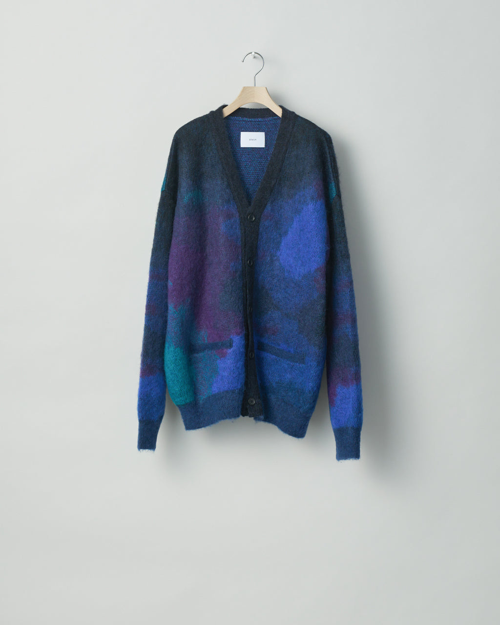 stein(シュタイン)の23AWコレクションGRADATION MOHAIR CARDIGANのBLUE BLACKstein(シュタイン)の23AWコレクションGRADATION MOHAIR CARDIGANのBLUE BLACK