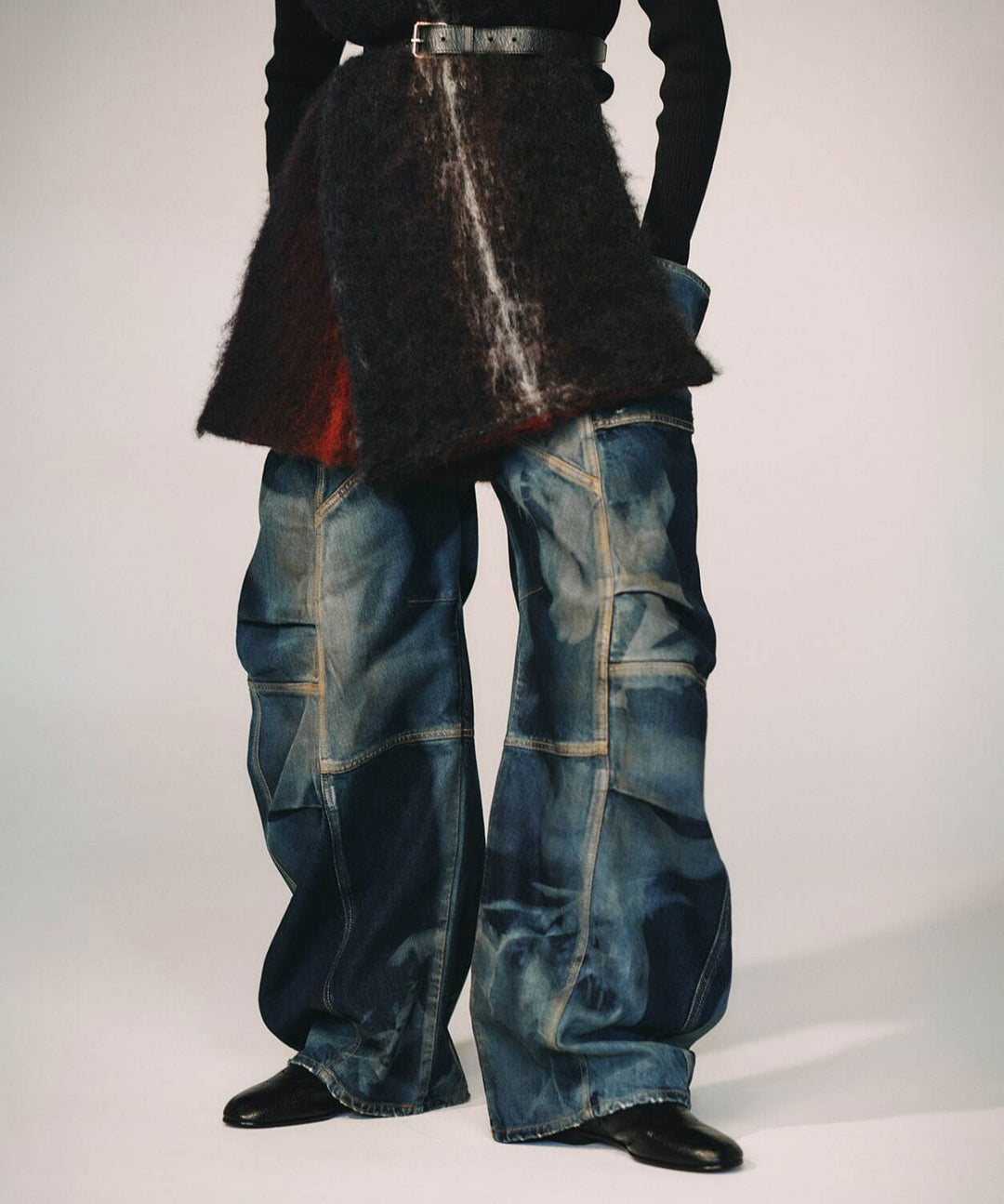 SUBLATIONS サブレーションズのDENIM BANANA CUTTING PANTSのUSED INDIGO 公式通販サイトsession福岡セレクトショップ