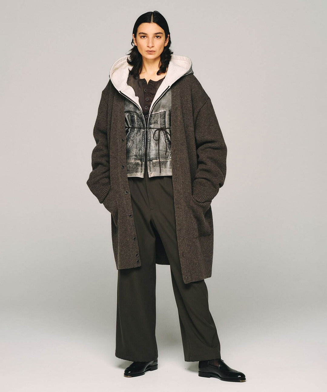 【SUBLATIONS】CRACKING COATED PARKA - WHITE BASE