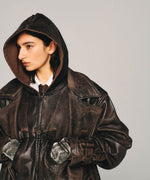 画像をギャラリービューアに読み込む, 【SUBLATIONS】CRACKING COATED PARKA - BROWN BASE
