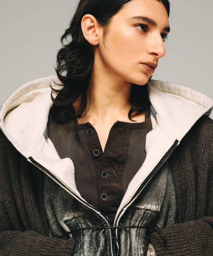 【SUBLATIONS】CRACKING COATED PARKA - WHITE BASE