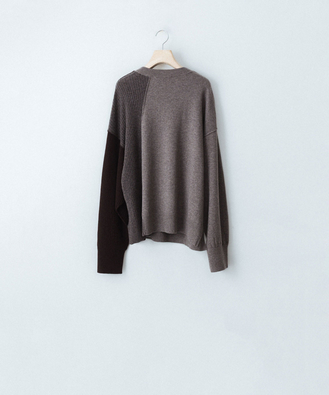 UJOH - ウジョーのCREW NECK BOX CROPPED KNITのBROWN公式通販サイトsession福岡セレクトショップ