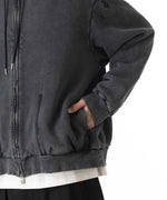 画像をギャラリービューアに読み込む, VEIN ヴェインのCO SWEAT DISTRESSED ZIP UP HOODIE - X.BLACKの公式通販サイトsession福岡セレクトショップ
