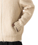 画像をギャラリービューアに読み込む, VEIN ヴェインのSHAGGY KNIT DRIVERS JACKET - OFF WHITEの公式通販サイトsession福岡セレクトショップ
