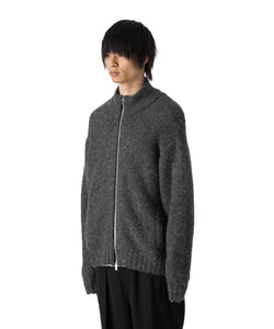 VEIN ヴェインのSHAGGY KNIT DRIVERS JACKET - X.GRAYの公式通販サイトsession福岡セレクトショップ