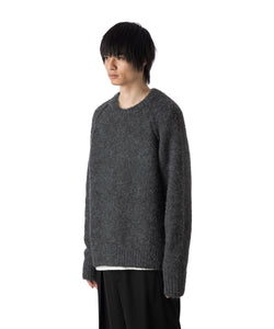 VEIN ヴェインのSHAGGY KNIT CREWNECK PULLOVER - X.GRAYの公式通販サイトsession福岡セレクトショップ