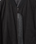 画像をギャラリービューアに読み込む, VEIN ヴェインのSYNTHETIC SUEDE LEATHER BOMBER JKT - BLACKの公式通販サイトsession福岡セレクトショップ
