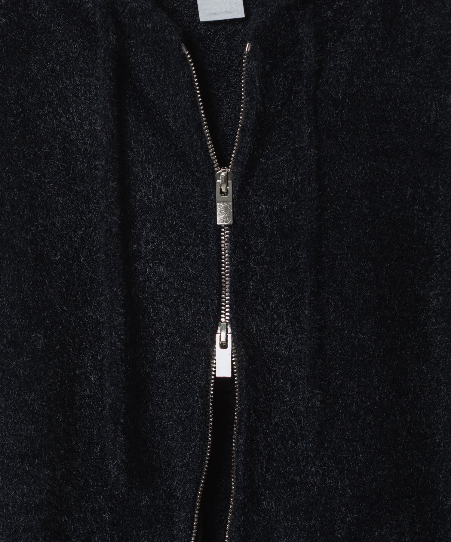VEIN ヴェインのMALL YARN JERSEY ZIP UP HOODIE - BLACKの公式通販サイトsession福岡セレクトショップ