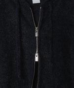 画像をギャラリービューアに読み込む, VEIN ヴェインのMALL YARN JERSEY ZIP UP HOODIE - BLACKの公式通販サイトsession福岡セレクトショップ

