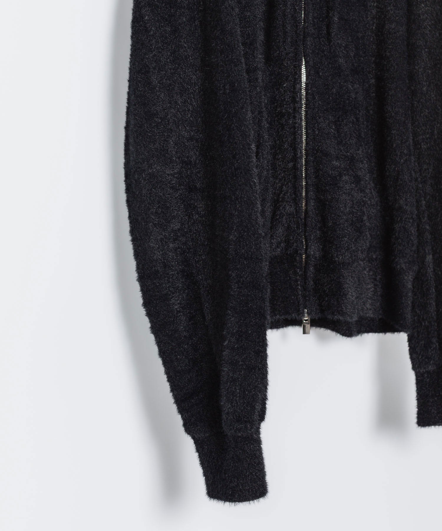 VEIN ヴェインのMALL YARN JERSEY ZIP UP HOODIE - BLACKの公式通販サイトsession福岡セレクトショップ