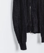 画像をギャラリービューアに読み込む, VEIN ヴェインのMALL YARN JERSEY ZIP UP HOODIE - BLACKの公式通販サイトsession福岡セレクトショップ
