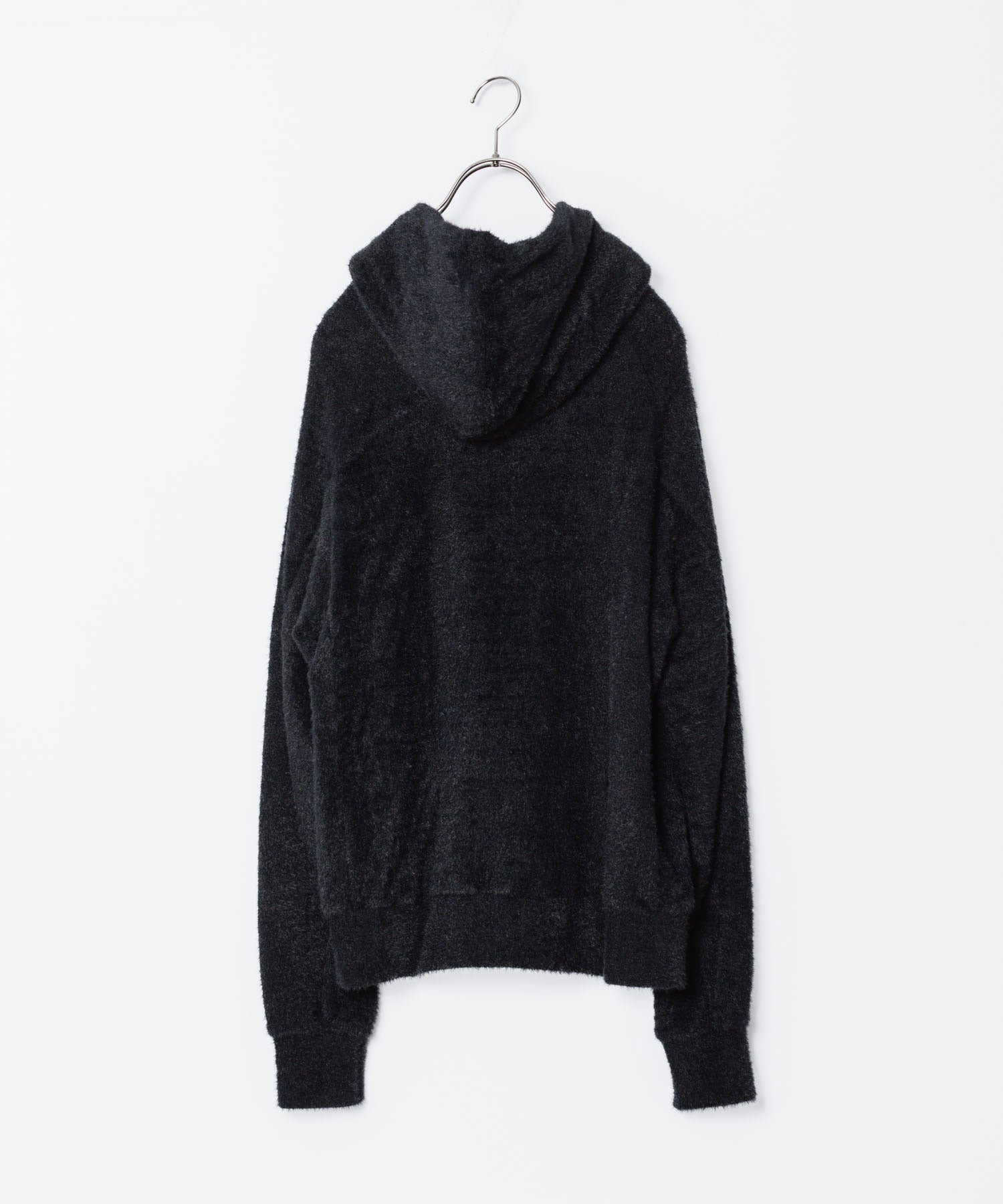 VEIN ヴェインのMALL YARN JERSEY ZIP UP HOODIE - BLACKの公式通販サイトsession福岡セレクトショップ