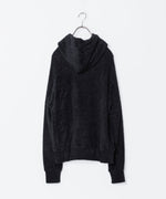 画像をギャラリービューアに読み込む, VEIN ヴェインのMALL YARN JERSEY ZIP UP HOODIE - BLACKの公式通販サイトsession福岡セレクトショップ
