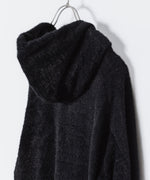 画像をギャラリービューアに読み込む, VEIN ヴェインのMALL YARN JERSEY ZIP UP HOODIE - BLACKの公式通販サイトsession福岡セレクトショップ
