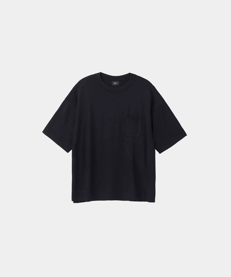 【 WWW 】S/S OVERSIZED POCKET T-SHIRT - BLACK