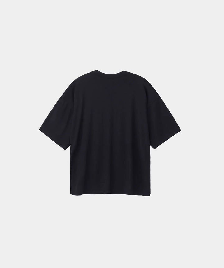 WWW - WRAPINKNOT wool wearのS/S OVERSIZED POCKET T-SHIRTのBLACK 公式通販サイトsession福岡セレクトショップ