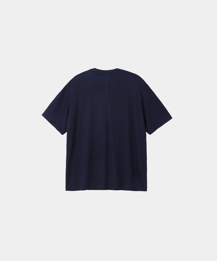 【 WWW 】S/S WIDE FIT T-SHIRT - NAVY
