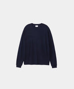 画像をギャラリービューアに読み込む, WWW - WRAPINKNOT wool wearのL/S OVERSIZED T-SHIRTのNAVY 公式通販サイトsession福岡セレクトショップ

