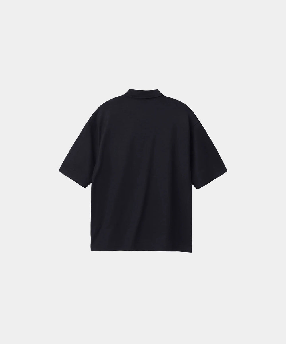 WWW ラッピンノットウールウェア S/S POLO-SHIRTのBLACK 公式通販サイトsession福岡セレクトショップ