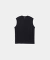 【 WWW 】SLEEVELESS PULLOVER - BLACK