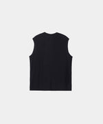 画像をギャラリービューアに読み込む, 【 WWW 】SLEEVELESS PULLOVER - BLACK
