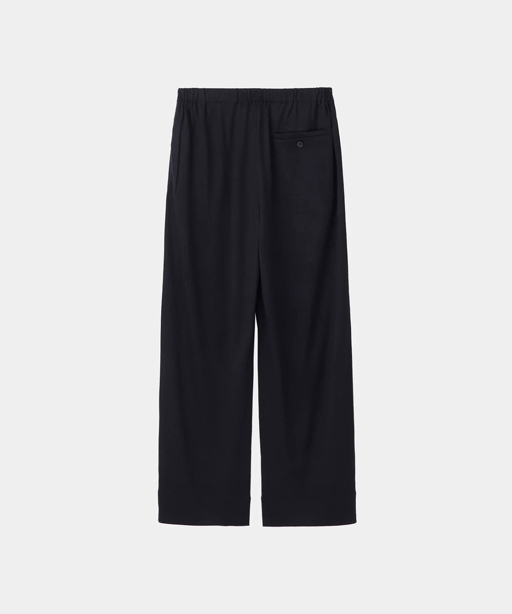 WWW - WRAPINKNOT wool wearのWIDE PANTSのBLACK 公式通販サイトsession福岡セレクトショップ