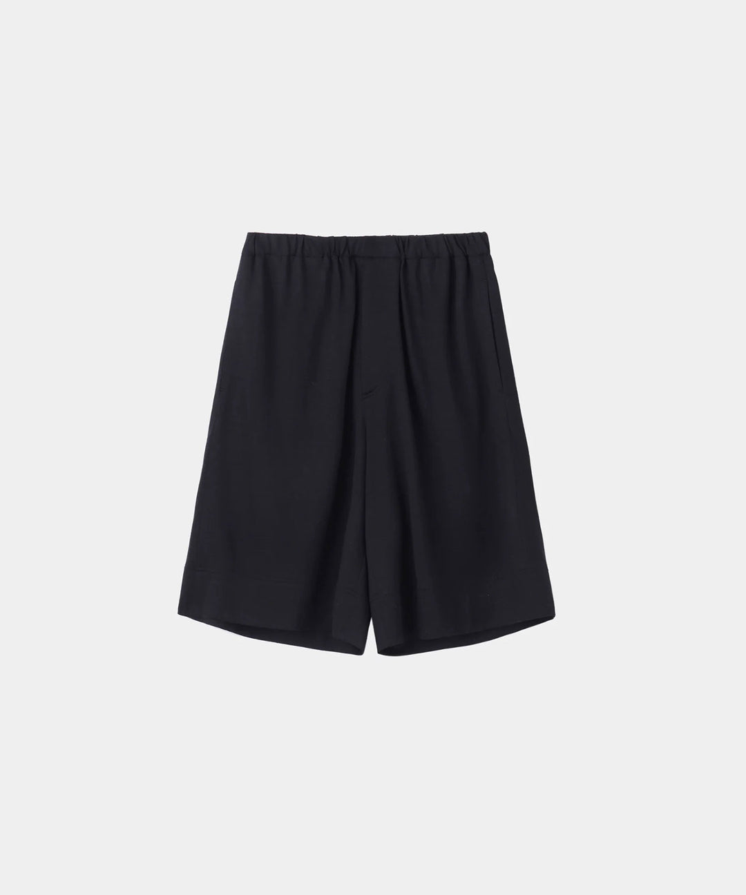 WWW WRAPINKNOT wool wearのWIDE SHORTSのBLACK 公式通販サイトsession福岡セレクトショップ