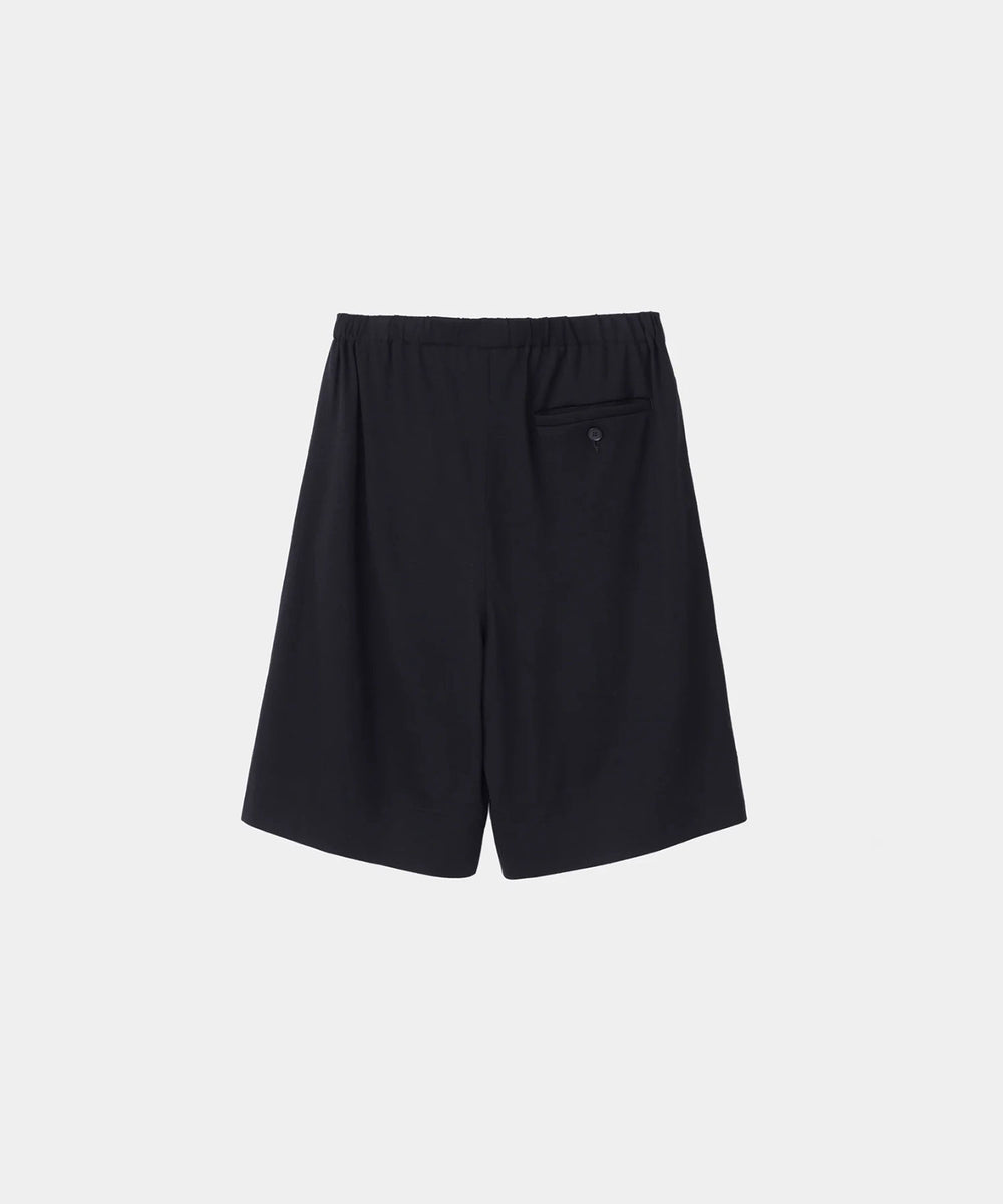 WWW WRAPINKNOT wool wearのWIDE SHORTSのBLACK 公式通販サイトsession福岡セレクトショップ