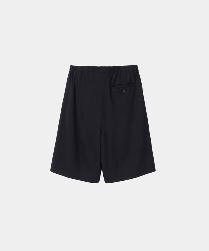 WWW WRAPINKNOT wool wearのWIDE SHORTSのBLACK 公式通販サイトsession福岡セレクトショップ