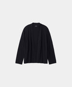 画像をギャラリービューアに読み込む, WWW - WRAPINKNOT wool wear ラッピンノットウールウェアのBUTTON-LESS CARDIGANのBLACK 公式通販サイトsession福岡セレクトショップ
