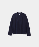 画像をギャラリービューアに読み込む, WWW - WRAPINKNOT wool wearのBUTTON-LESS CARDIGANのNAVY 公式通販サイトsession福岡セレクトショップ
