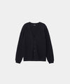 【 WWW 】V-NECK CARDIGAN - BLACK