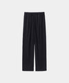 【 WWW 】WIDE TAPERED PANTS - BLACK