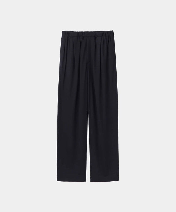 WWW - WRAPINKNOT wool wearのWIDE TAPERED PANTSのBLACK公式通販サイトsession福岡セレクトショップ