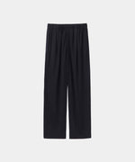 画像をギャラリービューアに読み込む, WWW - WRAPINKNOT wool wearのWIDE TAPERED PANTSのBLACK公式通販サイトsession福岡セレクトショップ
