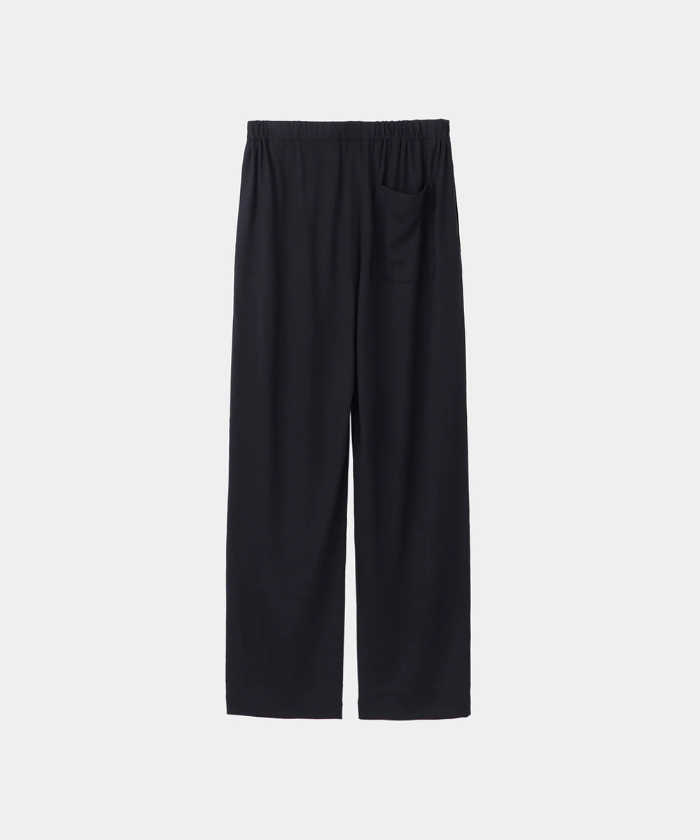 WWW - WRAPINKNOT wool wearのWIDE TAPERED PANTSのBLACK公式通販サイトsession福岡セレクトショップ
