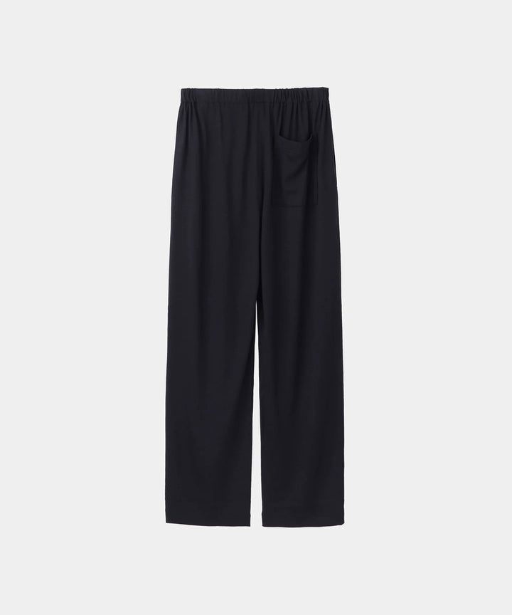 WWW - WRAPINKNOT wool wearのWIDE TAPERED PANTSのBLACK公式通販サイトsession福岡セレクトショップ
