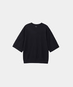 画像をギャラリービューアに読み込む, WWW - WRAPINKNOT wool wearのS/S BLOUSING TOPSのBLACK 公式通販サイトsession福岡セレクトショップ
