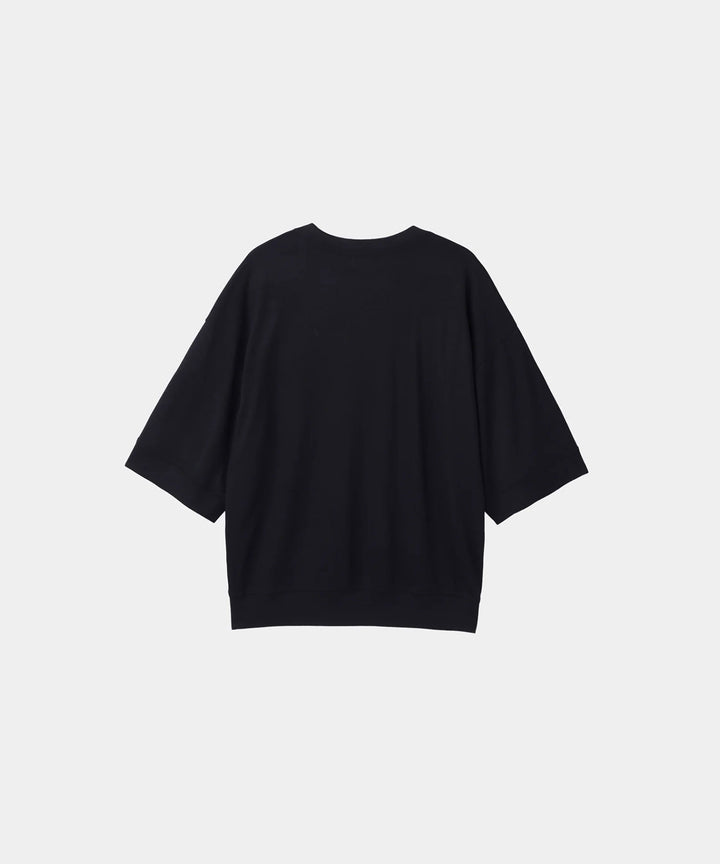 WWW - WRAPINKNOT wool wearのS/S BLOUSING TOPSのBLACK 公式通販サイトsession福岡セレクトショップ