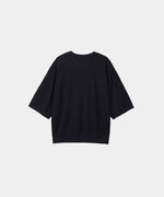 画像をギャラリービューアに読み込む, WWW - WRAPINKNOT wool wearのS/S BLOUSING TOPSのBLACK 公式通販サイトsession福岡セレクトショップ
