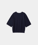 画像をギャラリービューアに読み込む, WWW - WRAPINKNOT wool wearのS/S BLOUSING TOPSのNAVY 公式通販サイトsession福岡セレクトショップ
