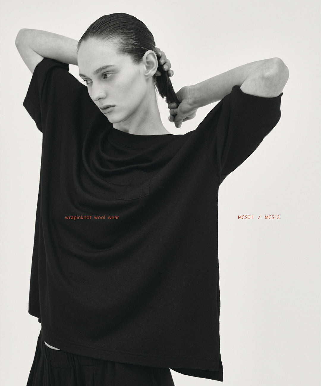 WWW ラッピンノットウールウェアS/S OVERSIZED POCKET T-SHIRTのBLACK 公式通販サイトsession福岡セレクトショップ