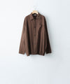 【YUTASETOGAWA】 COMFORT SHIRT-LENO - BROWN