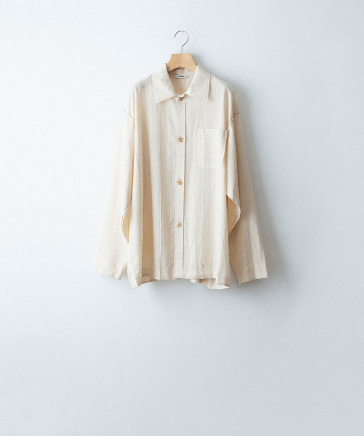 YUTASETOGAWA-ユウタセトガワのCOMFORT SHIRT-LENOのBEIGE公式通販サイトsession福岡セレクトショップ