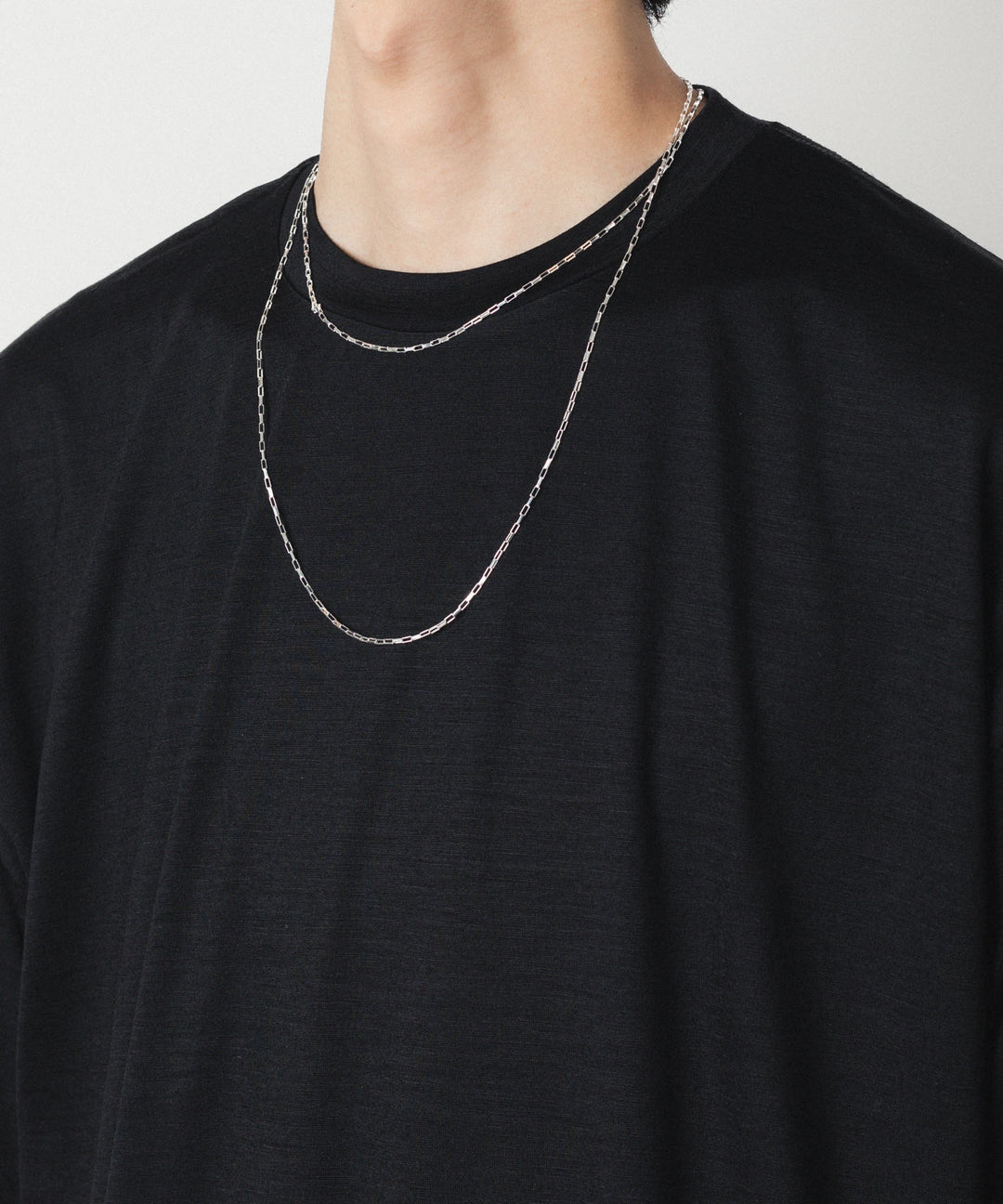 INTÉRIM インテリムのTAXCO SILVER SQUARE CHAIN PAIR NECKLACEの公式通販サイトsession福岡セレクトショップ